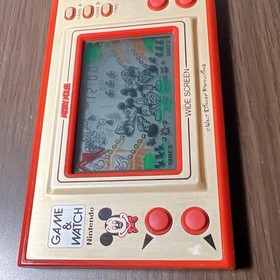 NINTENDO GAME AND & WATCH Mickey Mouse 1981 Wide Screen From Japan Very Rare