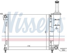 FIAT 500 Radiator 2007-