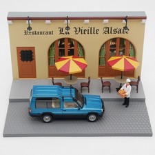 1:43 Matra Simca Rancho Geländewagen Modell mit Diorama Legierung Geschenk Deko