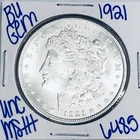 1921 BU UNCIRCULATED MORGAN SILVER DOLLAR AUTHENTIC U.S. MINT FREE SHIPPING 6485