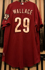 Brett Wallace - 2011 Houston Astros Game Used Red Jersey - Texas State Patch