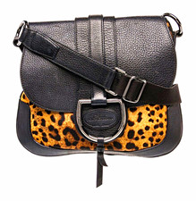 Dolce & Gabbana Leopard Animal Print Crossbod...