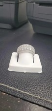 Men's Anniversary Gift Natural Diamond Round Diamond Cluster Ring 14k White Gold