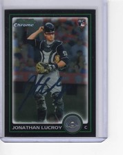 Brewers AllStar JONATHAN LUCROY Signed '10 Bowman CHROME Rookie Card #BDP22 AUTO