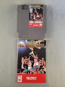 Tecmo NBA Basketball, NES, Complete, Authentic!