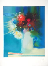 Daniel GELIS: The Radiant Bouquet - Signed Original Lithograph