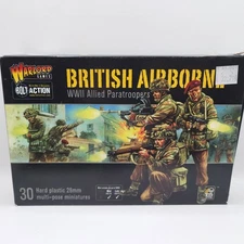Open Box, Complete Bolt Action British Airborne WW2 Allied Paratroopers Warlord 
