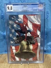 1776 #1 Cgc 9.8 Graded Comic PABLO LOBOS VILLALOBOS Virgin Spider-man Bell