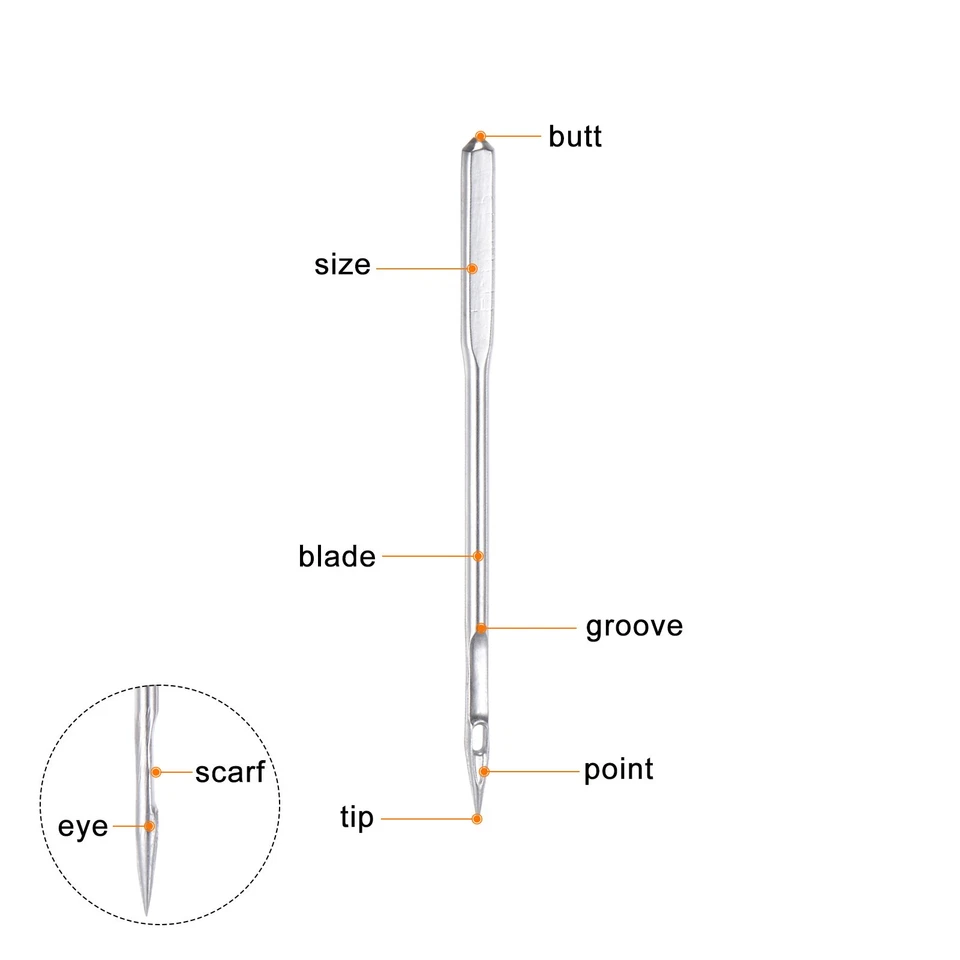30Pcs HAx1 Size 140/22 Sewing Machine Needles Home Needles Universal - image 4 of 4