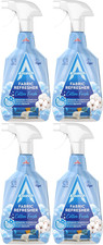 4x Astonish Fabric Refresher Spray Clothes Carpet Curtains 750ml - Cotton Fresh 4.66 per litre