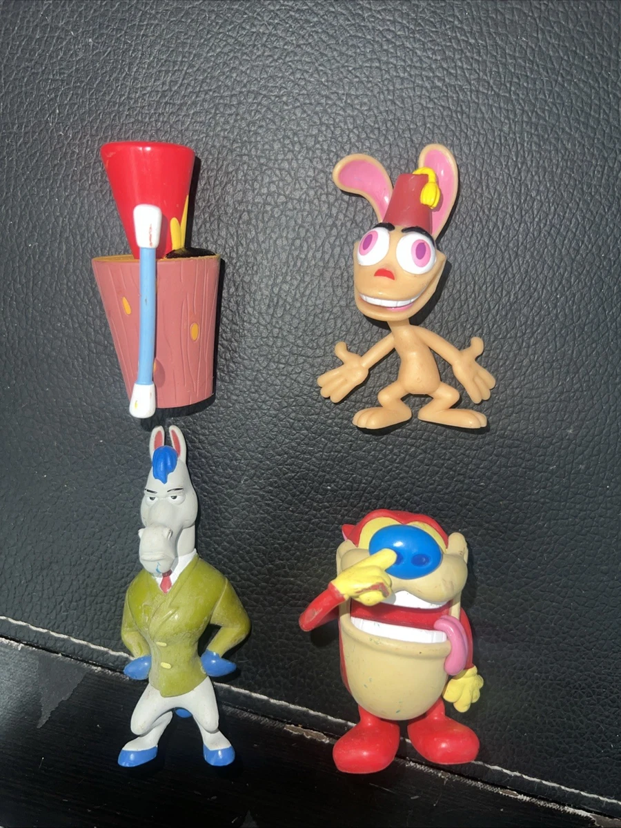 USビンテージ　レン&スティンピー フィギュア ニコロデオン アメトイ USA Ren & Stimpy Cartoon & TV Character Action Figures with Vintage