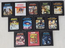 VTG Atari Lot Of 12 Games Space Invaders Defender Donkey Kong Asteroids Untested
