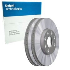 2X DELPHI BREMSSCHEIBEN 256mm BELÜFTET VORNE PASSEND FÜR OPEL ASTRA | BG3404