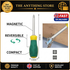 Reversible Double Ended Screwdriver 2-in-1 Flat Slot & Philips Cross Head UK