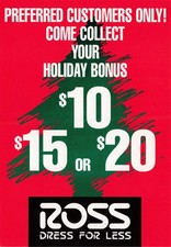 Ross Dress For Less Newark California Sale Vintage Postcard