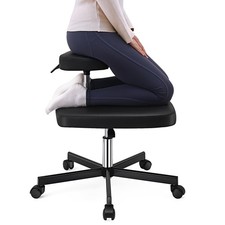 Meditation Chair ADHD Chair Ergonomic Cross Legged Chair with Wheels,Kneeling...