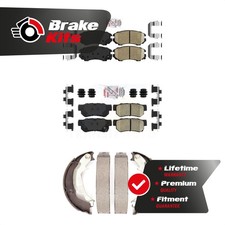 Front Rear Ceramic Disc Brake Pads Kit For 2004-2005 Hyundai Sonata