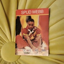NBA Hoops Spud Webb Atlanta Hawks Collectible Book 1986 All-Star Weekend