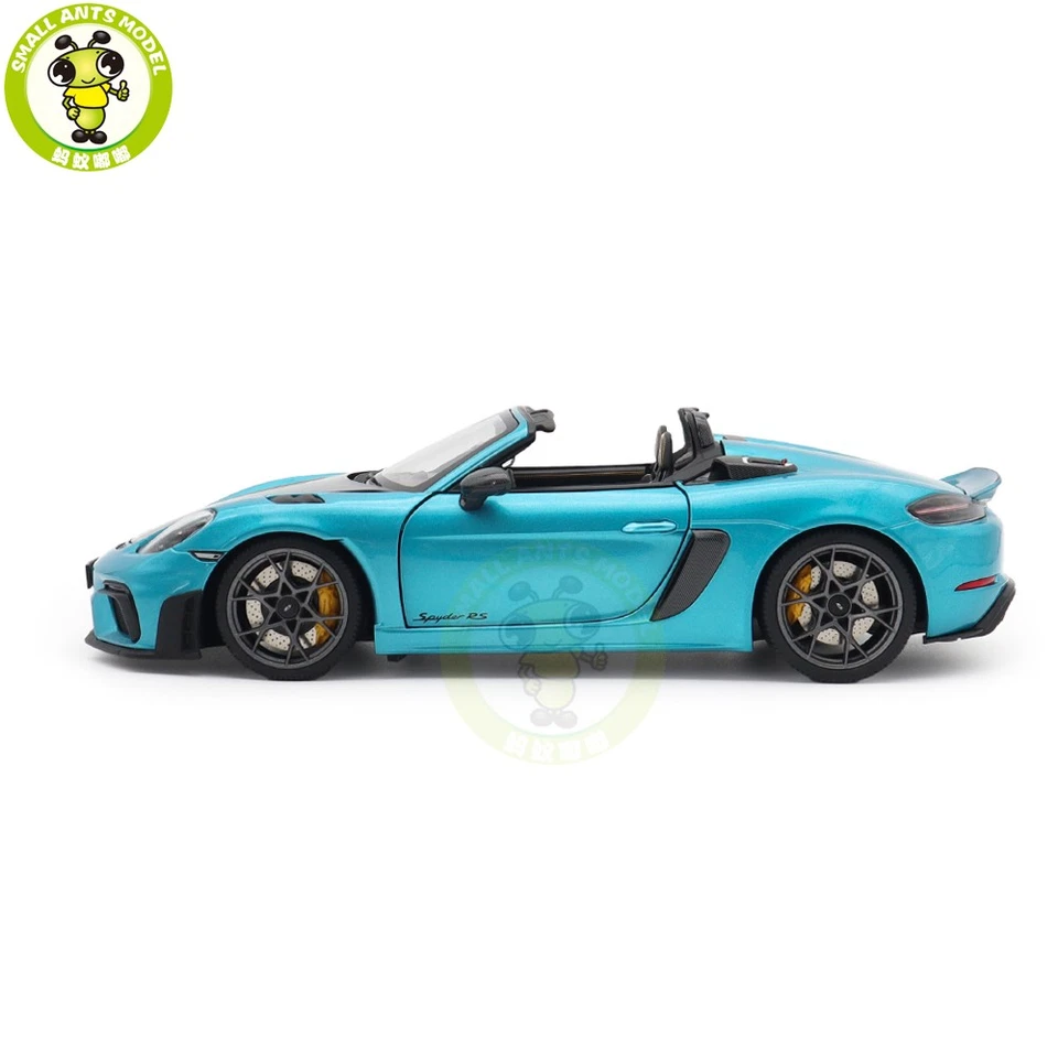 1/18 Minichamps Porsche 718 Sypder RS Ipanema Blue Diecast Model Car - Image 2 of 4