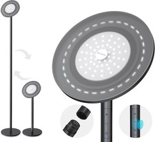 Floor Lamp, LED Modern Torchiere Lamp, 71 in Tall Aluminum Pole Light 3000K