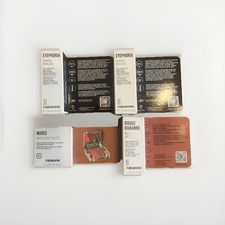 Lot of 4 Rabanne Makeup Mini Travel Size: 2 Mascara, Lipcolor, Blushy Palette