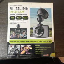 itek Soundlogic Slimline Dash Cam Audio  Video Recorder New