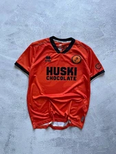 Millwall FC 2023/24 Errea Third Football Shirt Orange/Black Mens Medium