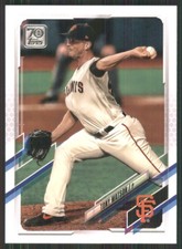2021 Topps #589 Tony Watson San Francisco Giants 49359