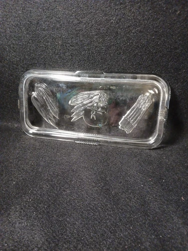 Vtg Federal Glass rectangle (Lid Only) for Refrigerator Storage dish Vegetables