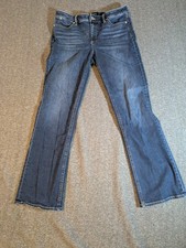 Talbots Women  s Jeans Flawless Five-Pocket Bootcut Dark Wash Mid Rise Size 8