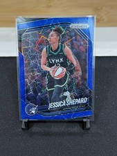 2025 Panini Prizm WNBA - Jessica Shepard #137 Blue Velocity Prizm