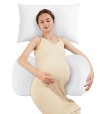 Pregnancy Pillow Cooling for Sleeping, Detachable and Adjustable Double-Sided...