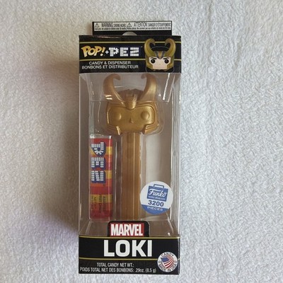 Loki Marvel Gold Funko Pop Pez Funko Exclusive 2018 Limited Edition of 3200