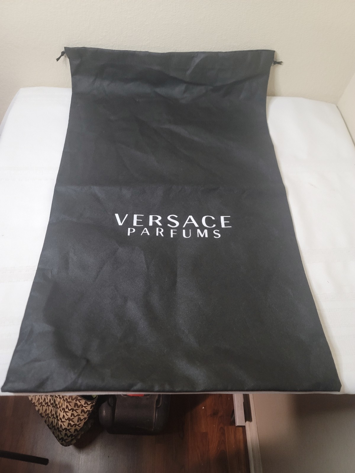 Large Versace Storage Drawstring Dust Bag Black 1… - image 1