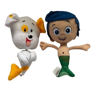 Bubble Guppies Gil & Bubble Puppy Plush Nickelodeon Nick Jr Stuffed Dolls