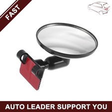 Small Blind Spot Car Mirrors360 Degree Rotation Adjustable ABS Glass Black