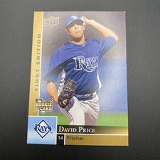 Upper Deck 2009 First Edition David Price Tampa Bay Rays Rookie Card #280. rookie card picture