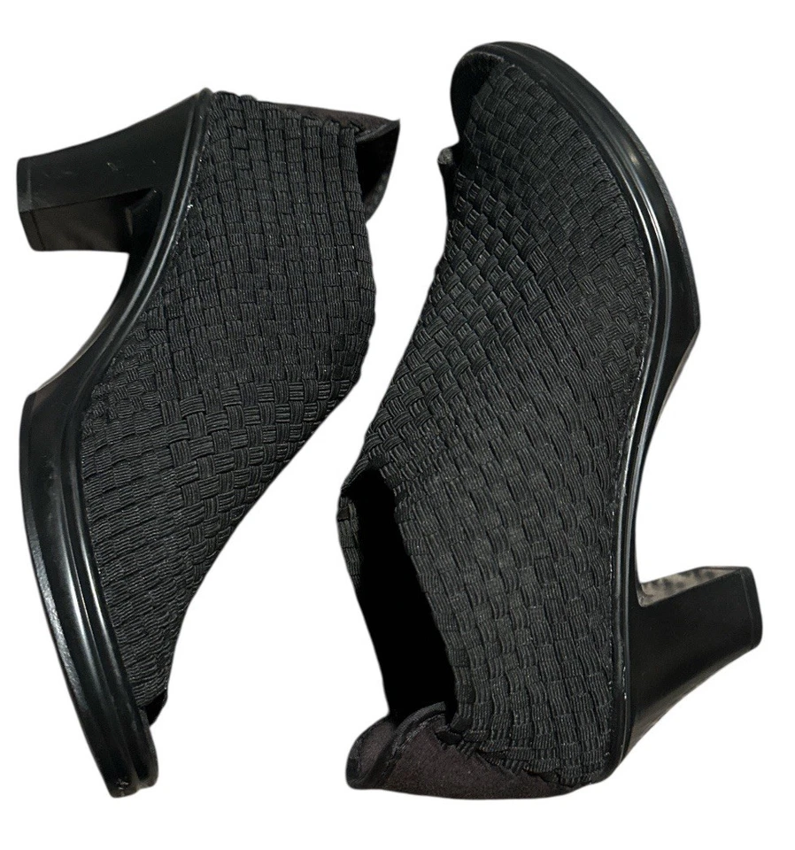 Bernie Mev. Claire Womens Size 41 / US 10 Pull-On Peep Toe Heeled Shoes Booties - Image 4 of 4