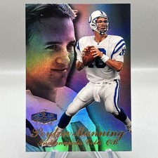 1998 Peyton Manning Fleer Flair Showcase #3 Row 3 Rookie Card RC. rookie card picture