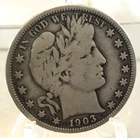 1903-P Barber Half Dollar, Good++