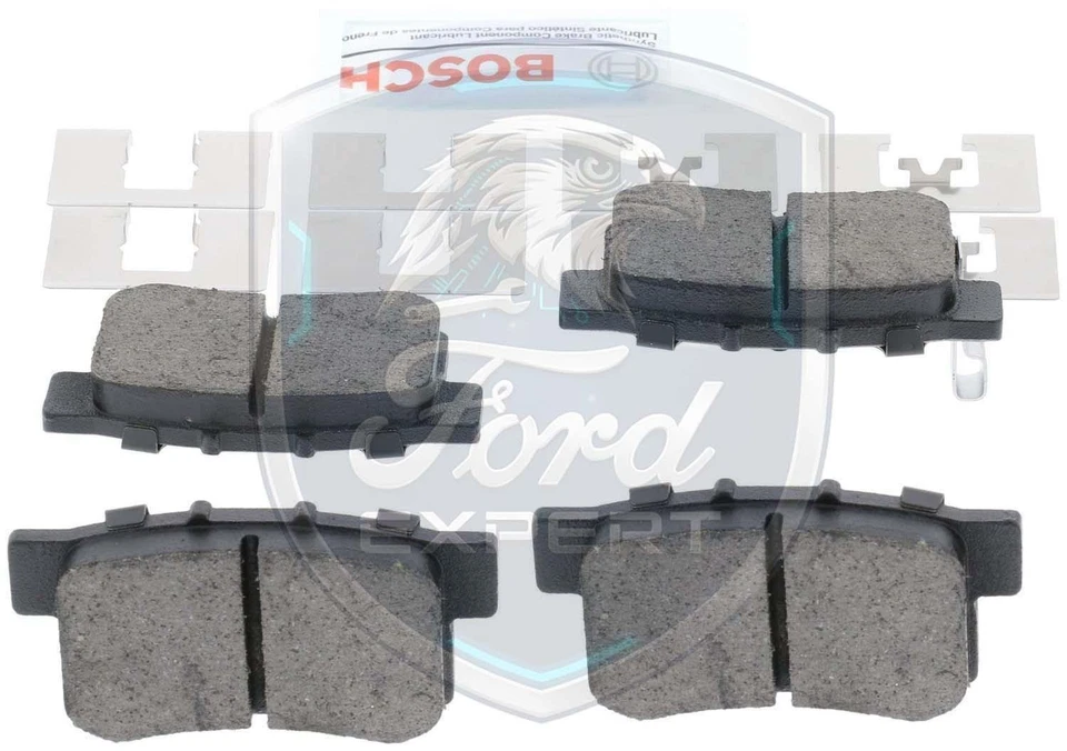 Kit de pastillas de freno delanteras y traseras de cerámica Bosch OEM para Honda CR-Z 2011-2015 9 años de garantía Foto 2 de 4