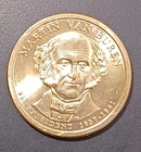 2008-D MARTIN VAN BUREN Presidential Dollar 8th President 1837-1841 Coin (#1)