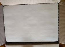 Paper Placemat Disposable, White Place Mats W/ Scalloped Edges, Durable 1000 CT