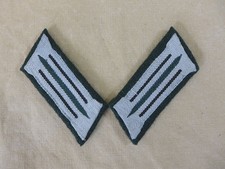  Wehrmacht Pionier M36 Uniform Kragenspiegel Feldbluse schwarze Paspellierung