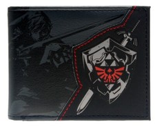 Legend of Zelda Princess Shadow Link Logo Bi Fold Wallet