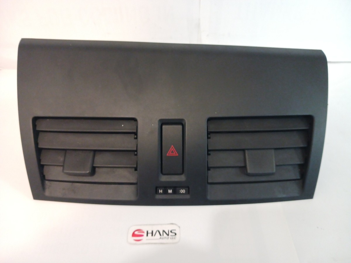 2010-2013 Mazda 3 Center Dash Hazards Air Vent Cover Clock Switch