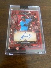 Fabian Lopez -  2024 Wild Card 5 Card Draw -  Auto 1/2 Red