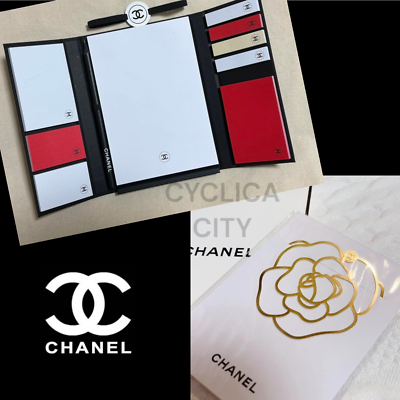 CHANEL LA Collection Sticky Note Notebook, Pencil/ Camellia CHANEL LA Collection Sticky Note Notebook, Pencil/ Camellia