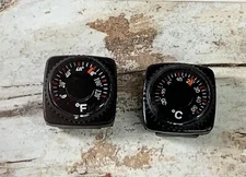 Slip-on Wrist Easy to Read Dial Thermometer for Watch Band or Paracord Bracelet 