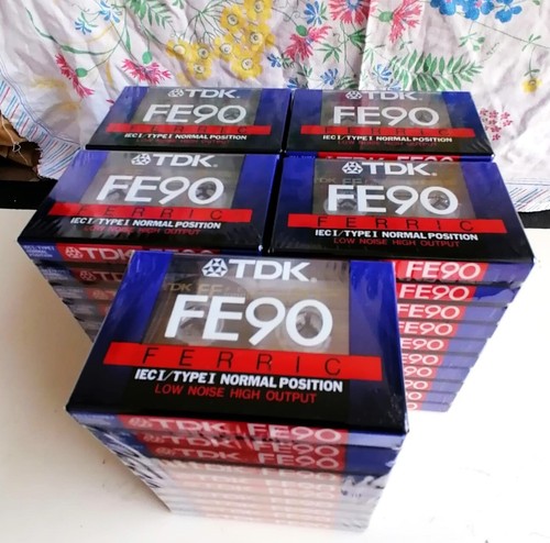 10 Cassette Audio TDK FE 90 - POSITION NORMAL